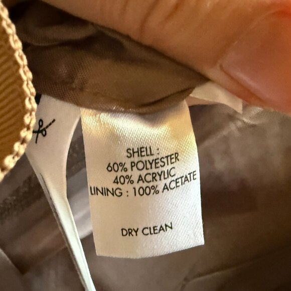 Loft Mauve & Lavendar Houndstooth Pencil Skirt - Fully Lined - 8 - Picture 5 of 6